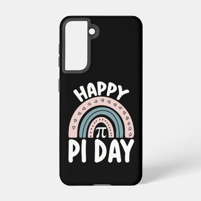 Happy Pi Day Boho Rainbow Mathematic Samsung Galaxy Hülle (Rückseite)