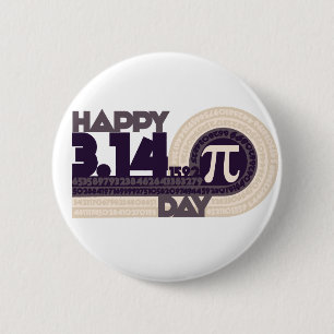 Happy pi Day Button
