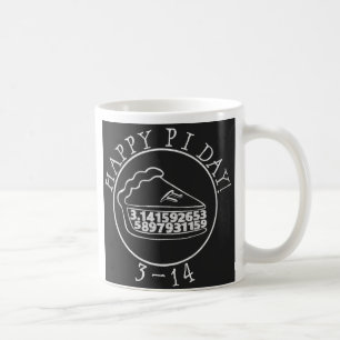 Happy Pi Day Chalkboard Pie Tasse