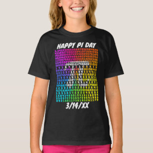 Happy Pi Day Funny School Mathe Number Art T-Shirt