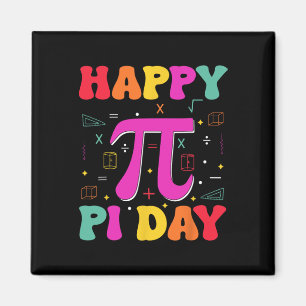 Happy Pi Day Kids Mathematik Lehrer Student Profes Magnet