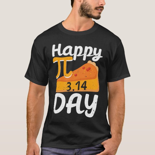 Happy Pi Day Math Slice Of Pie Pun Pumpkin Pie Ner T-Shirt (Vorderseite)
