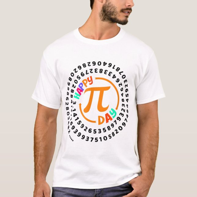Happy Pi Day Mathematik Lehrer 100 Digits Pi Desig T-Shirt (Vorderseite)