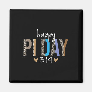 Happy Pi Day Mathematik Mathematik Lehrer Leopard Magnet