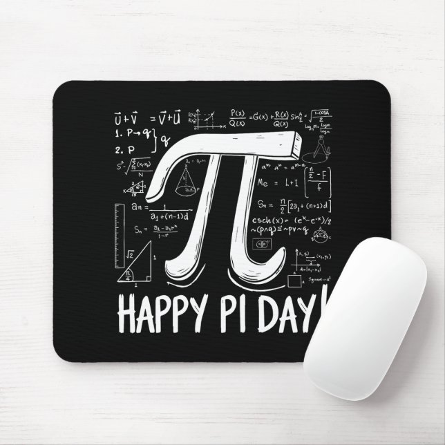 Happy Pi Day Mouse Pad - Mathematik Design Mousepad (Mit Mouse)