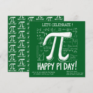 Happy Pi Day Party Einladung - Fun Math