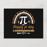 Happy Pi Day, Pi 3.14 - Mathematics Pi Symbol Postkarte<br><div class="desc">Zeigen Sie Ihren Flair und feiern Sie stilvoll an diesem Pi-Tag. Ein lustiges,  nerdiges,  geeky Mathe-Tagesdesign für Kuchenliebhaber,  Mathematiker,  Lehrer,  Clubmathematiker. Perfektes Tagesdesign in Mathematik-Vibes.</div>