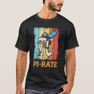 Happy Pi Day Pi Rate Math Geek Pirate Science T-Shirt
