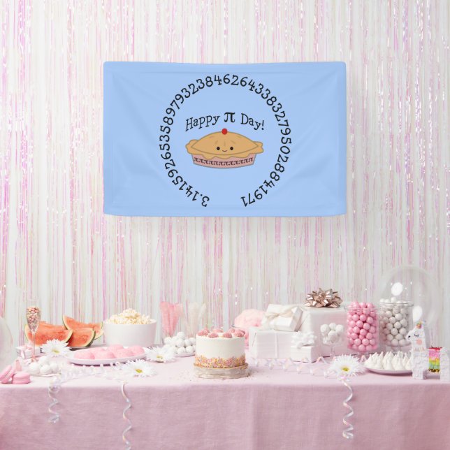 Happy Pi Day Pie Banner (Party)