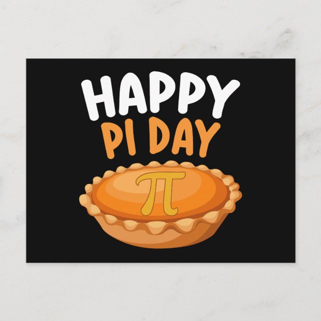 Happy Pi Day Pie Mathematik Mathematik Math Rainbo Postkarte (Vorderseite)
