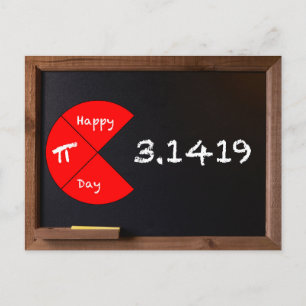 Happy Pi Day Postkarte