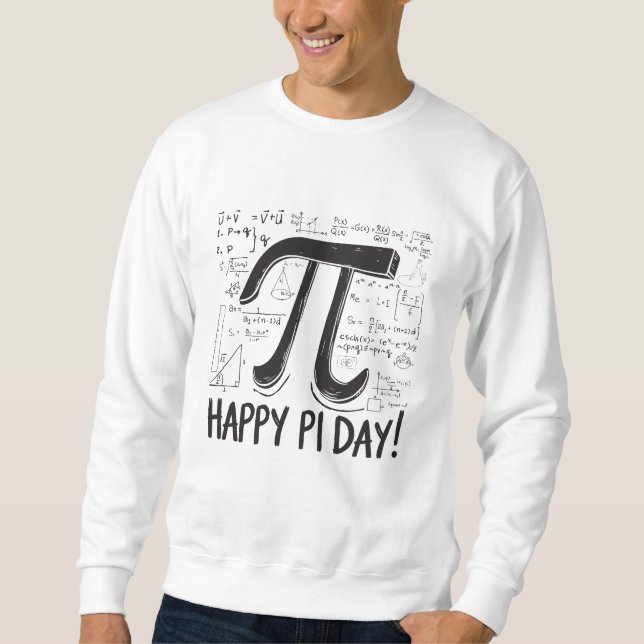 Happy Pi Day Sweet Shirt - Fun & Festive Mathe Lov (Vorderseite)