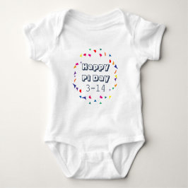 Happy Pi Tag 3-14 März 14. Mathematik Thema Baby Strampler