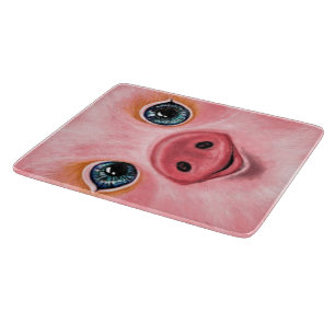 Happy Pig Cutting Board Lächeln Schneidebrett