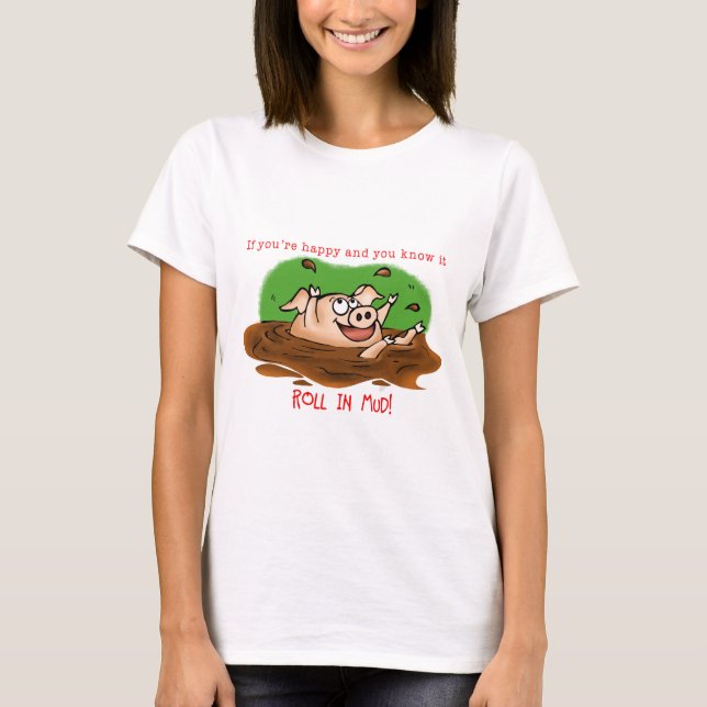 Happy Pig T-Shirt (Vorderseite)