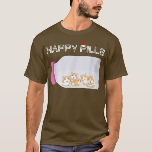 Happy Pillen Guinea Schweinefleisch für Besitzer v T-Shirt