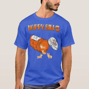 Happy Pills Corgi, Miniatur Corgi Dog Eigentümer, T-Shirt