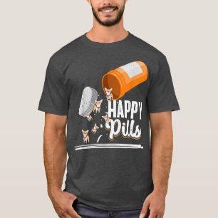 Happy Pills Dog Lover Chihuahua Hunde EIGENE Ideen T-Shirt