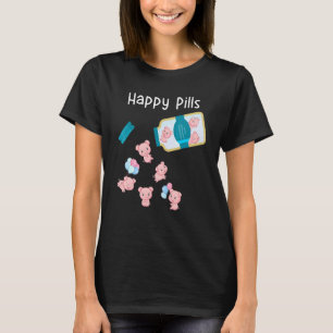Happy Pills Pig Niedlich T-Shirt