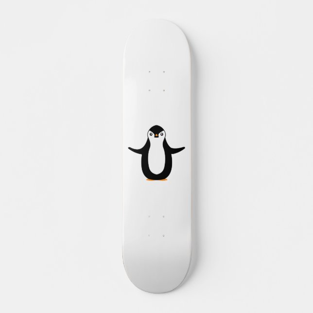 Happy Pinguin Skateboard (Vorne)