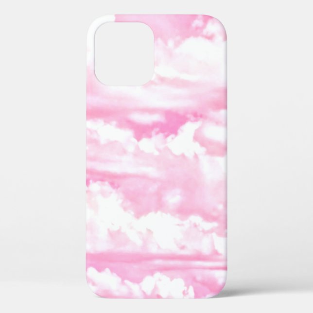 Happy Pink Clouds Case-Mate iPhone Hülle (Rückseite)