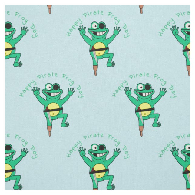 Happy Pirate Frog Day Thunder_Cove Stoff (Muster)