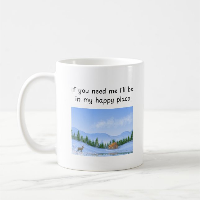 Happy Place Cabin Kaffeetasse (Links)