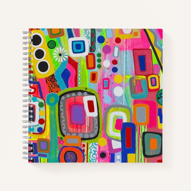Happy Place Notebook Notizbuch (Vorderseite)