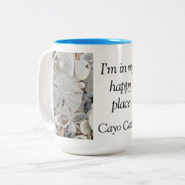 Happy Place Sand Dollar Zweifarbige Tasse