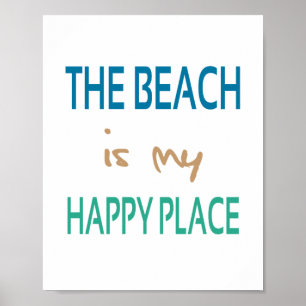 Happy Place (Standard-Bildformat) Poster