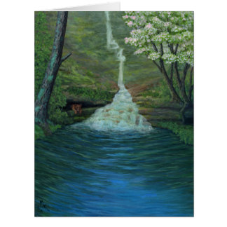 Happy Place - Wasserfall Malerei