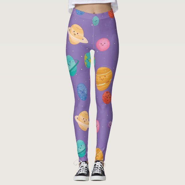 Happy Planets Leggings (Vorderseite)