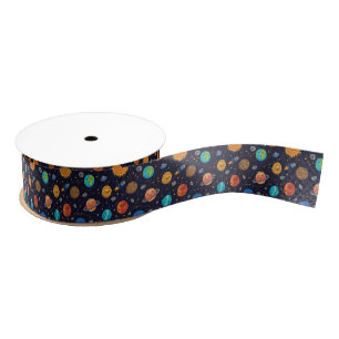 Happy Planets Ribbon Ripsband