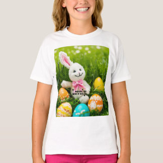 Happy Plush T-shirt Bunny de Pâques