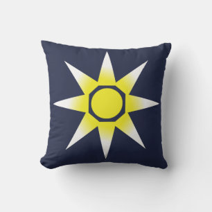 Happy Positive Magic Sun Kissen Kissen