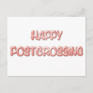 HAPPY POSTCROSSING POSTKARTE