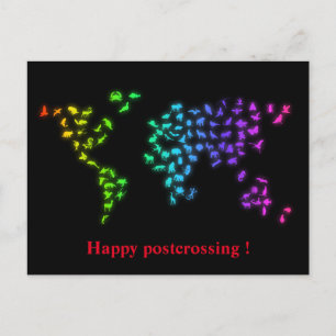 Happy postcrossing! postkarte