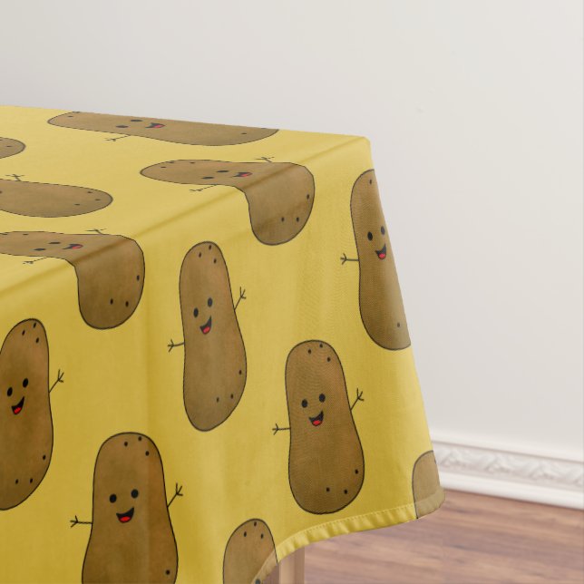 Happy Potato Tischdecke (Beispiel)