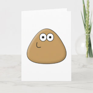Happy Pou - Grußkarte vertikal Karte