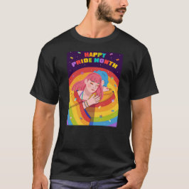 Happy Pride Month Embracing Liebe Rainbow Tshirt