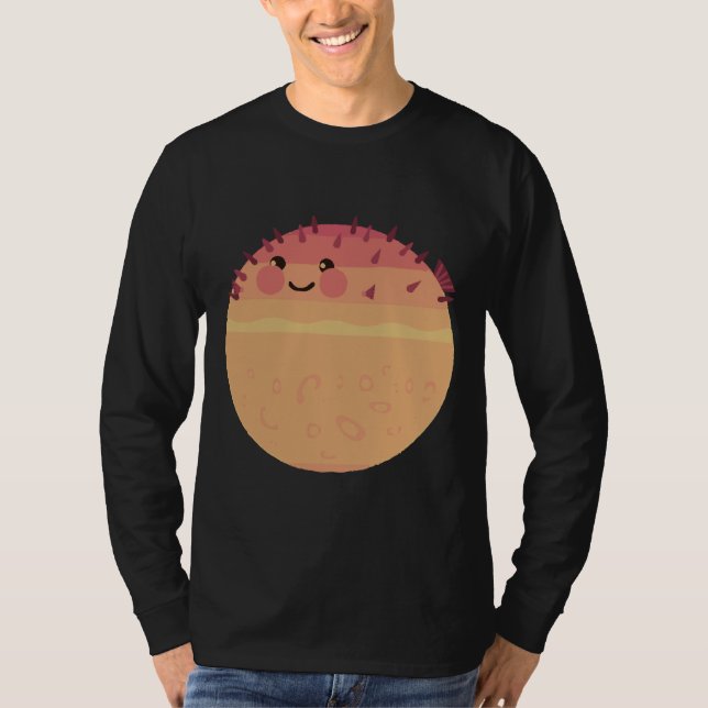 Happy Puffer Fish T-Shirt (Vorderseite)