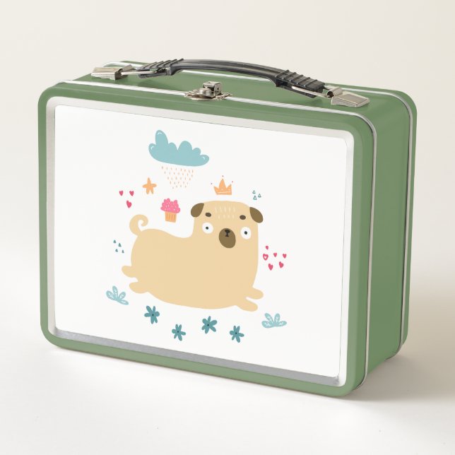 Happy Puggy Lunchbox (Vorderseite)