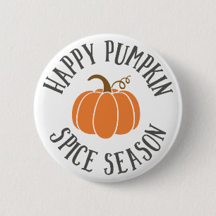 Happy Pumpkin Gewürzsaison Button
