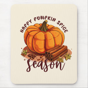 Happy Pumpkin Gewürzsaison - Gemütliche Herbstwoch Mousepad