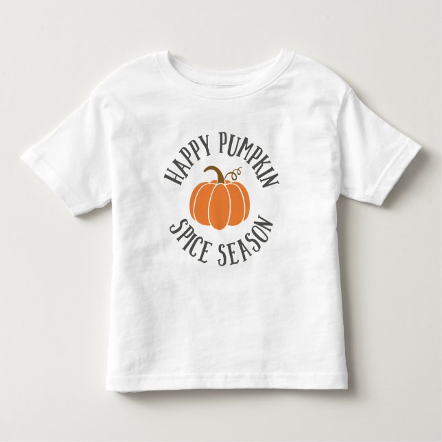 Happy Pumpkin Gewürzsaison T - Shirt (Vorderseite)