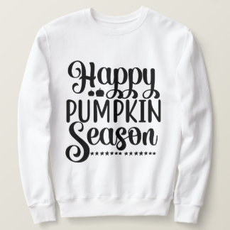Happy Pumpkin Saison mit Herbstlauben Kürbis Sweatshirt