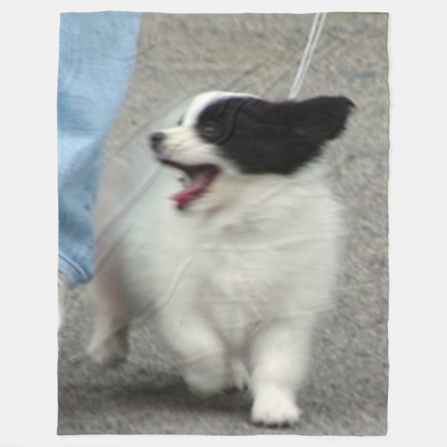 HAPPY PUPPY FLEECEDECKE (Vorderseite)