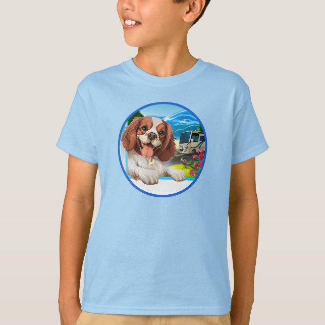 Happy Puppy Kids T - Shirt (Vorderseite)