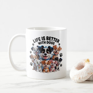 Happy Puppy Squad – Sammlung für süße Hunde-Liebha Kaffeetasse