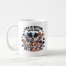 Happy Puppy Squad – Sammlung für süße Hunde-Liebha Kaffeetasse